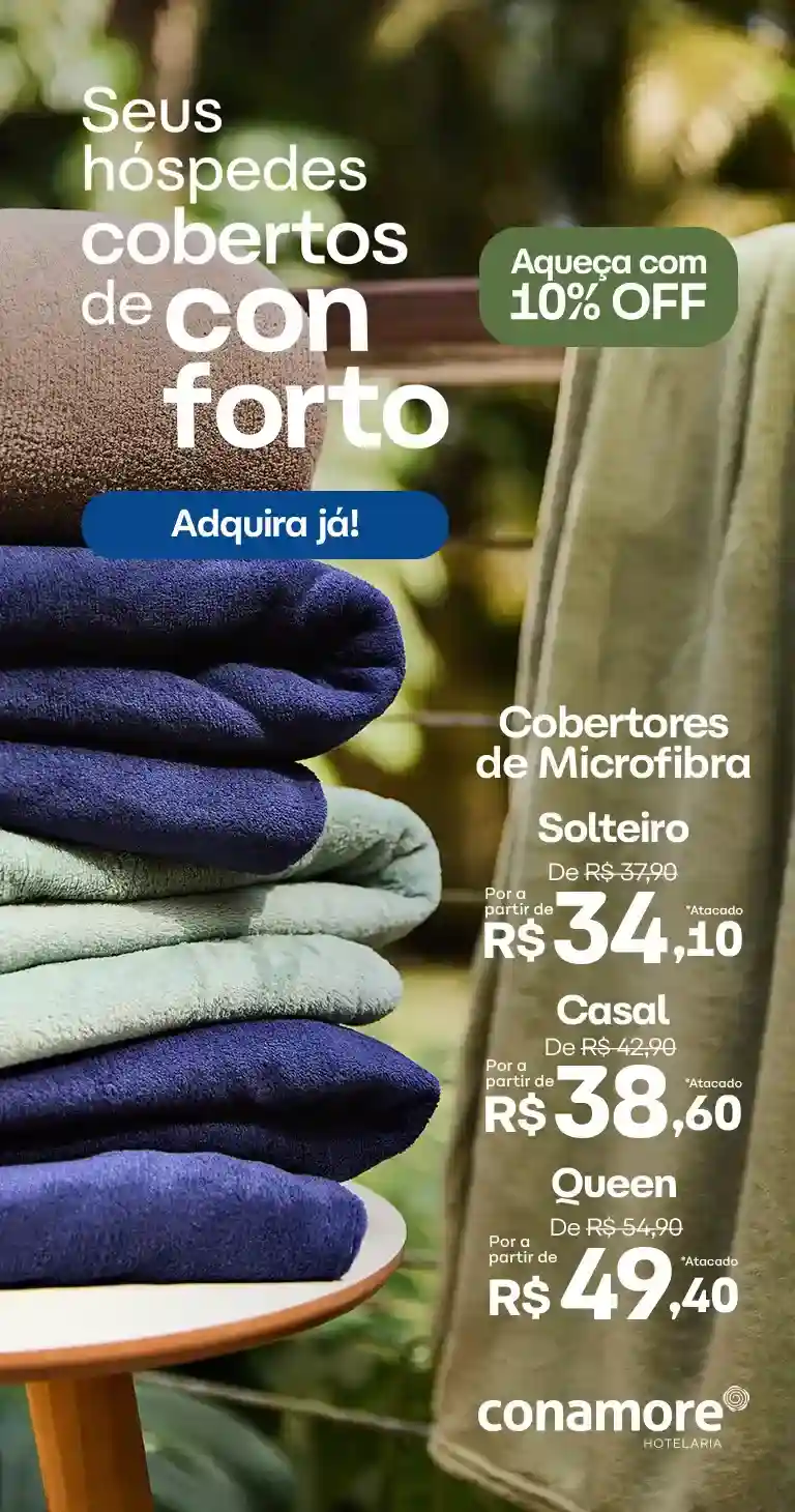 Seus Hóspedes Cobertos de Conforto - Cobertores